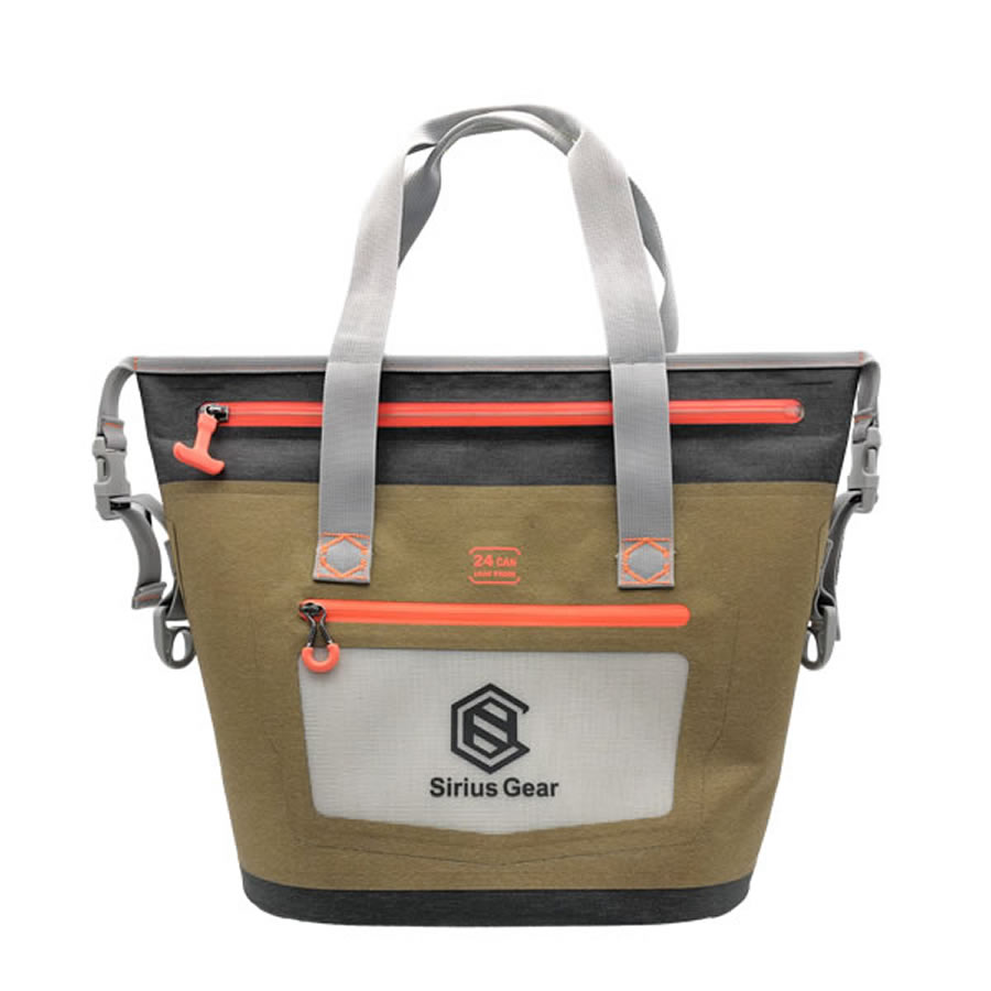 Soft Pack EVA Molded Base Welded Tote Cooler 24 Cans