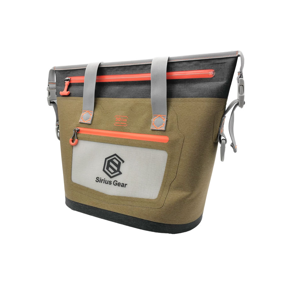Soft Pack Hard Base Welded Tote Cooler 30 Cans